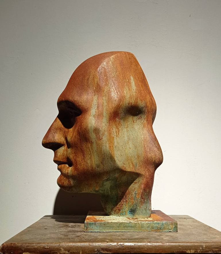 Original Figurative Portrait Sculpture by Eugen Stein