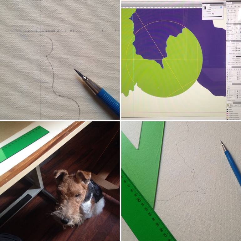 Original Other Abstract Painting by Rafa Mateo