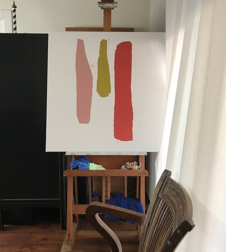 Original Abstract Painting by Rafa Mateo