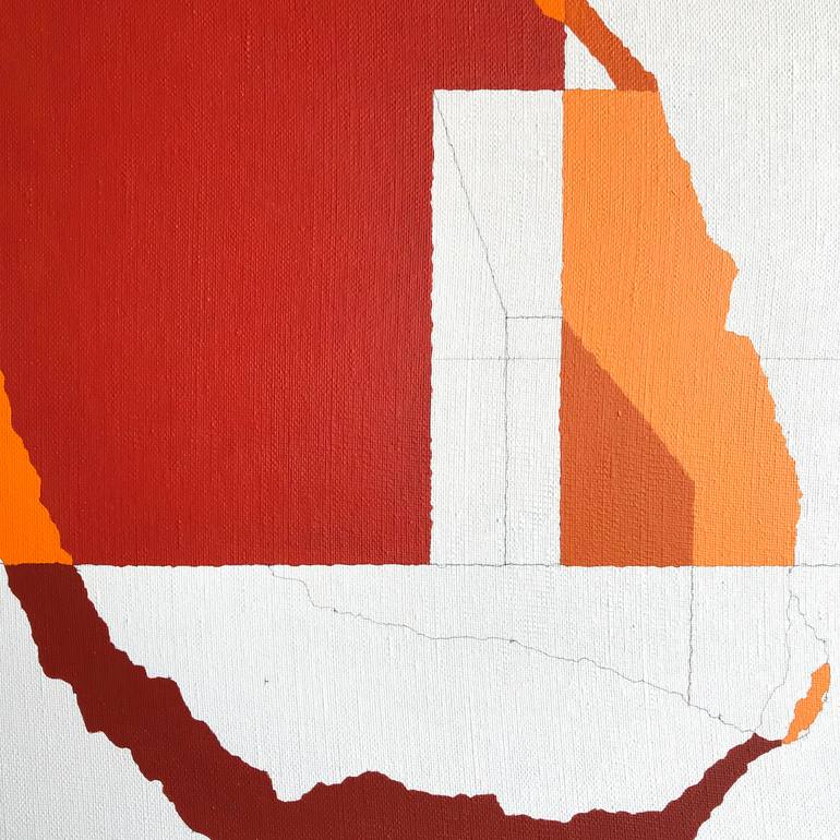 Original Geometric Abstract Painting by Rafa Mateo