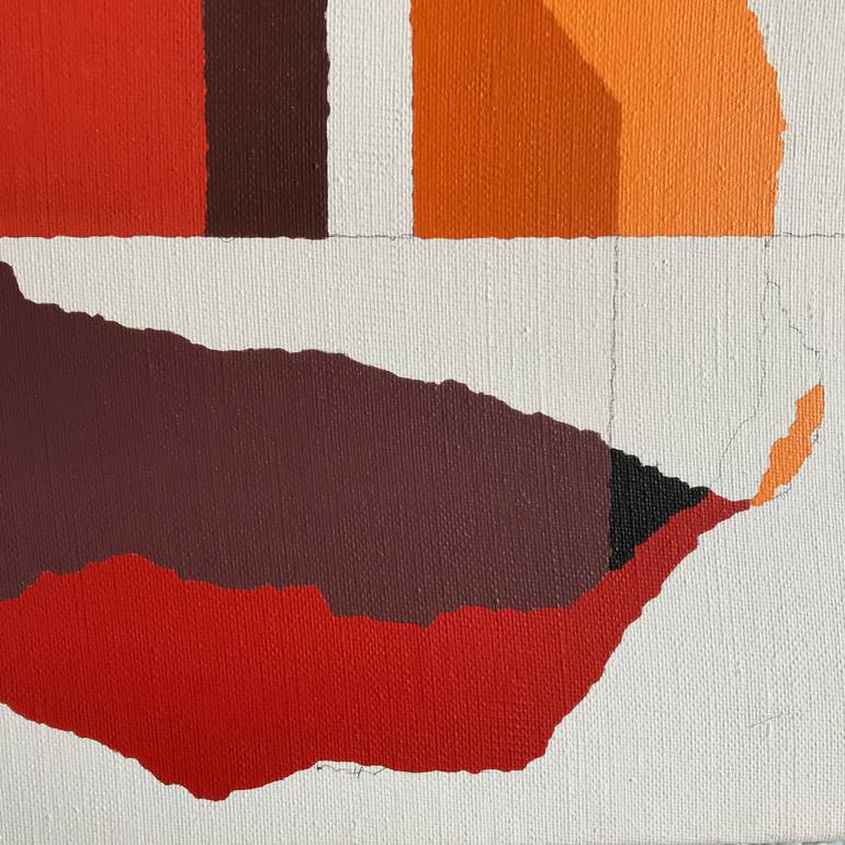 Original Geometric Abstract Painting by Rafa Mateo