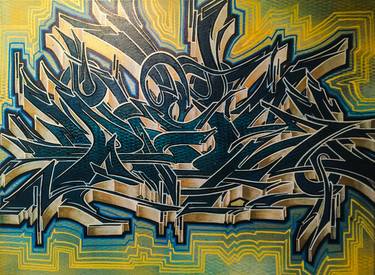 Print of Graffiti Paintings by weis uno