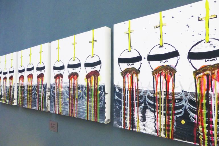 Original Figurative People Painting by Jutta Braun