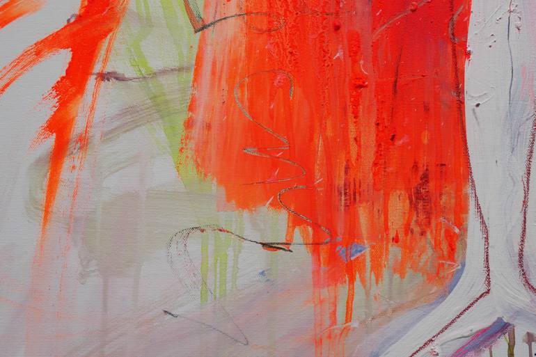Original Abstract Women Painting by Jutta Braun