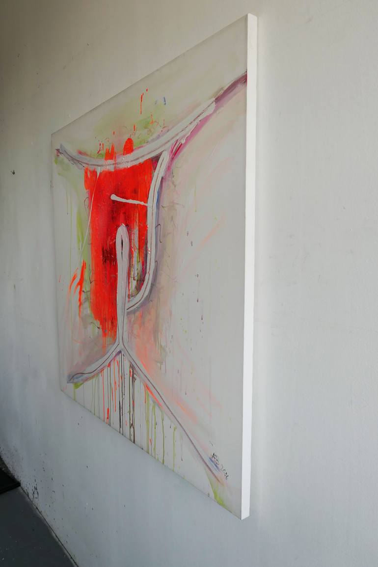 Original Abstract Women Painting by Jutta Braun