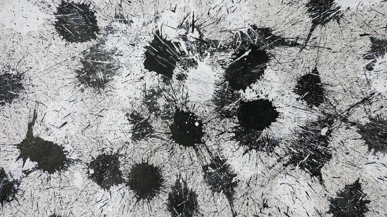 Original Abstract Expressionism Abstract Painting by Jutta Braun