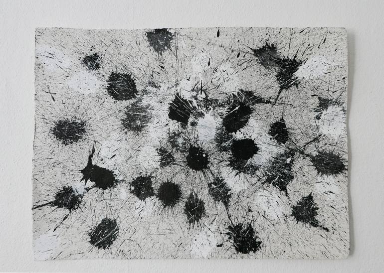 Original Abstract Expressionism Abstract Painting by Jutta Braun