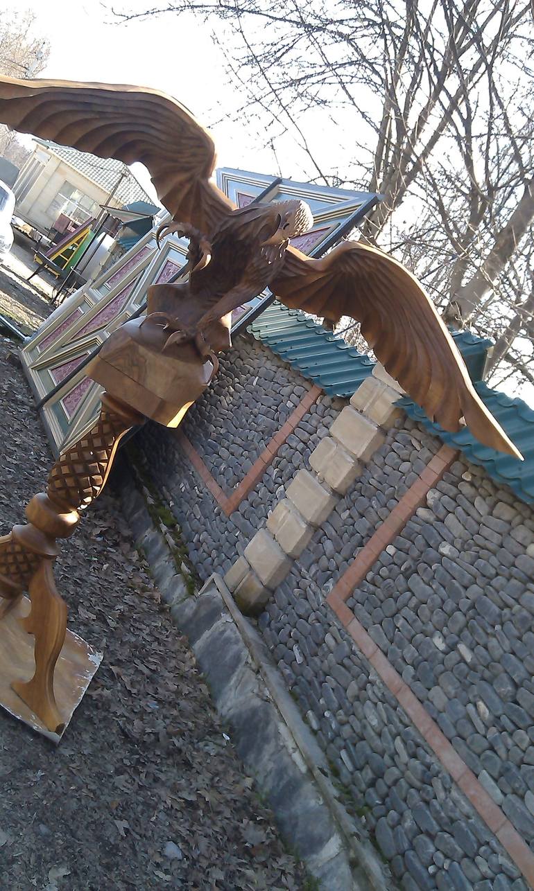 Original Figurative Animal Sculpture by Arif Resulov