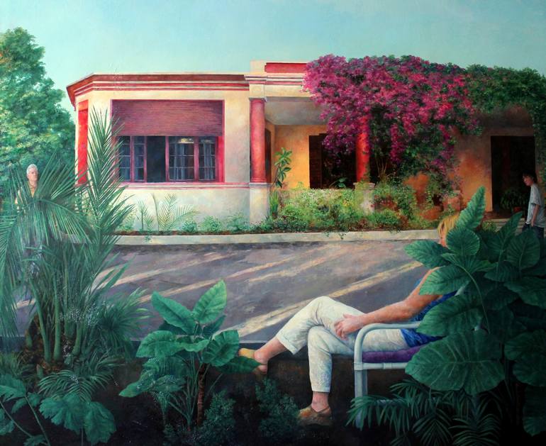 Print of Architecture Painting by Consuelo Hernández