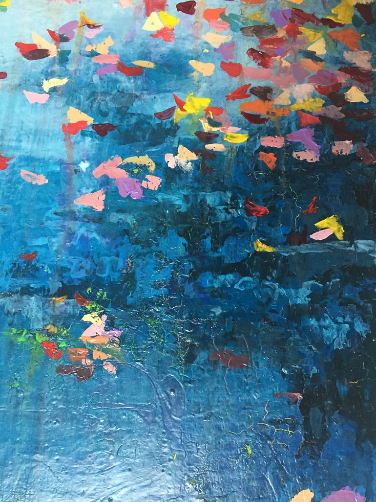Original Impressionism Abstract Painting by Bettina Begon