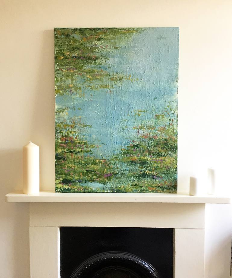 Original Fine Art Abstract Painting by Bettina Begon