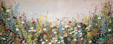 Original Abstract Floral Paintings by Bettina Begon