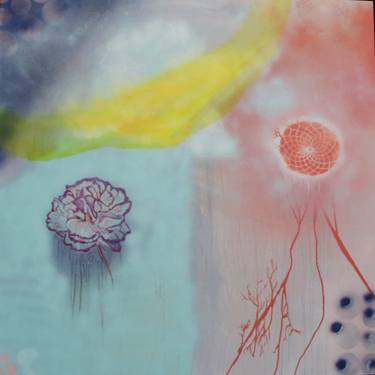 Print of Abstract Floral Paintings by Kate Wilson
