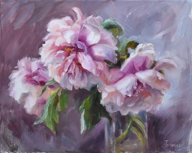 Original Floral Painting by Julia Tomesko