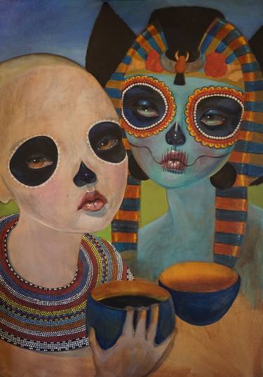 Print of Surrealism World Culture Paintings by Katharine Alecse