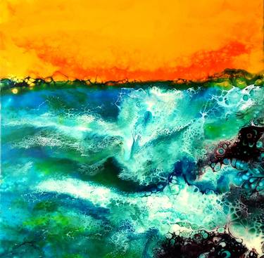 Original Expressionism Abstract Paintings by Anjalee s Goel