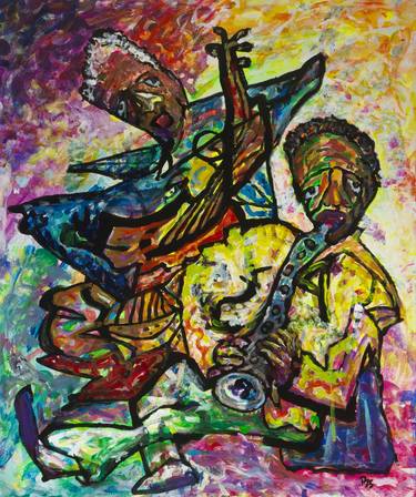 Print of Expressionism Music Paintings by Alan Shulman