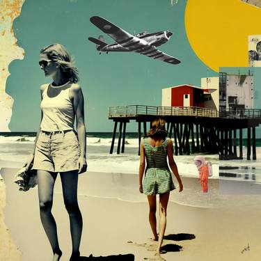 Print of Conceptual Beach Digital by Doron Noyman