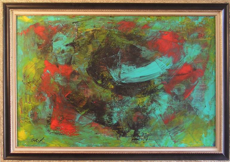 Original Abstract Painting by Doron Noyman