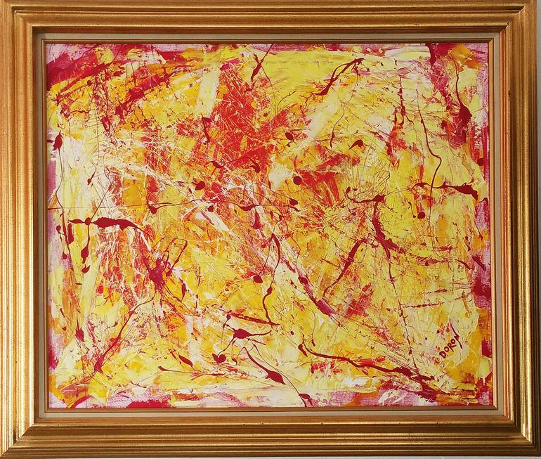 Original Abstract Expressionism Abstract Painting by Doron Noyman