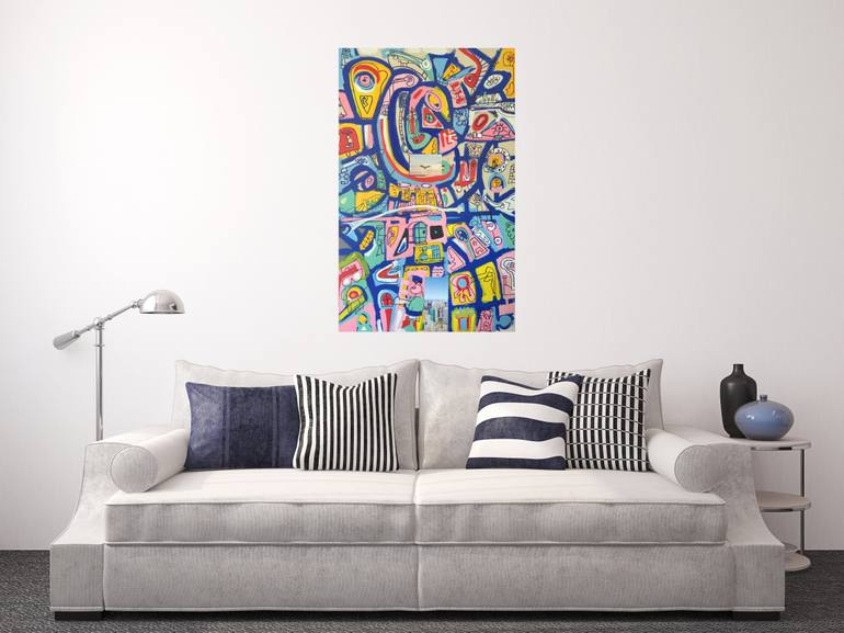 Original Conceptual Abstract Collage by Doron Noyman