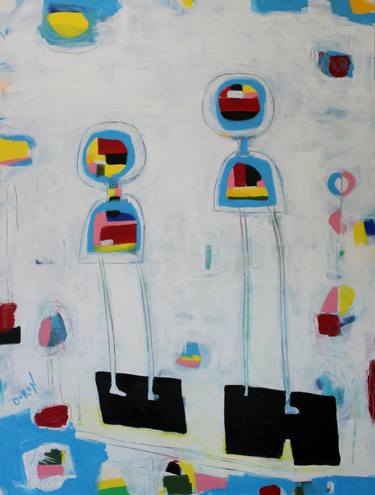 Original Abstract Expressionism Abstract Paintings by Doron Noyman