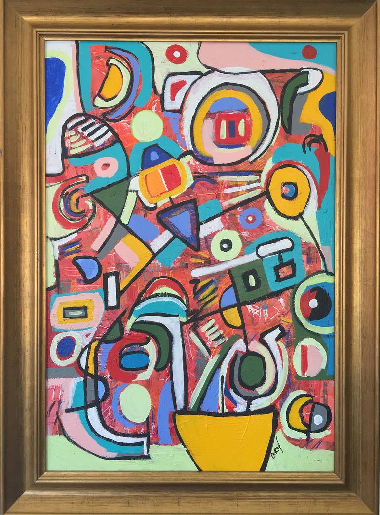 Original Abstract Painting by Doron Noyman