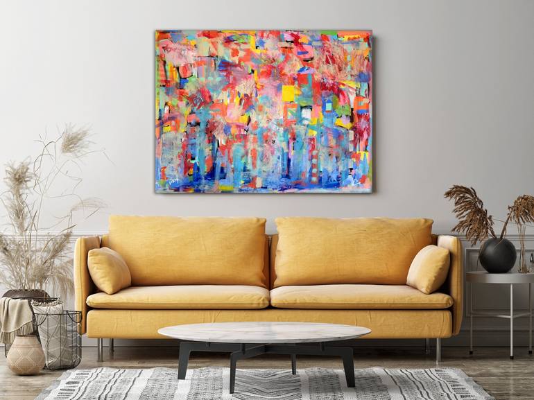 Original Abstract Expressionism Abstract Painting by Doron Noyman