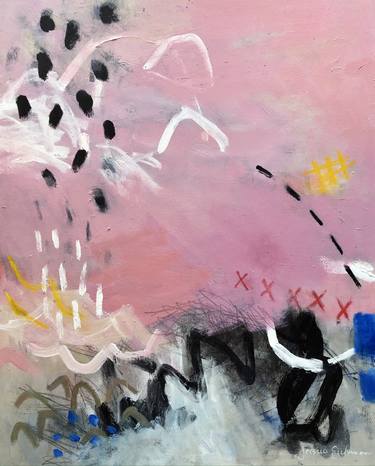 Original Abstract Expressionism Abstract Paintings by Jessica Eichman