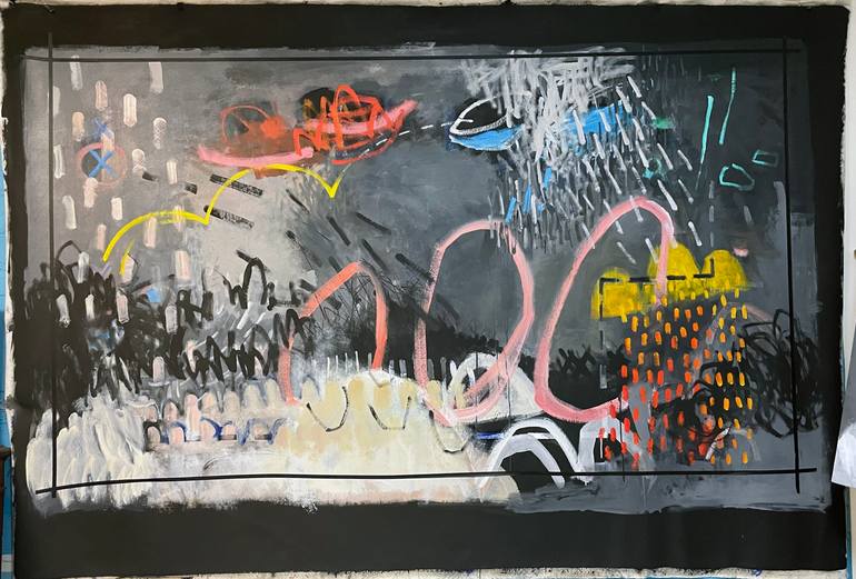 Original Abstract Expressionism Abstract Painting by Jessica Eichman
