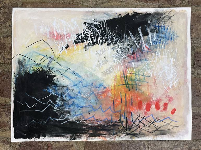 Original Abstract Expressionism Abstract Painting by Jessica Eichman