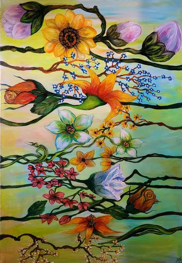 Print of Botanic Paintings by Nasrah Nefer