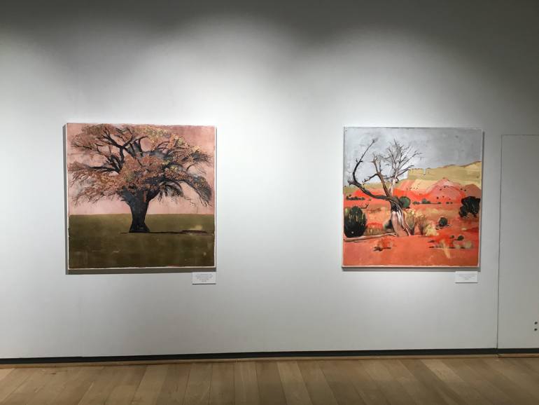 Original Figurative Landscape Painting by Lydia Bauman