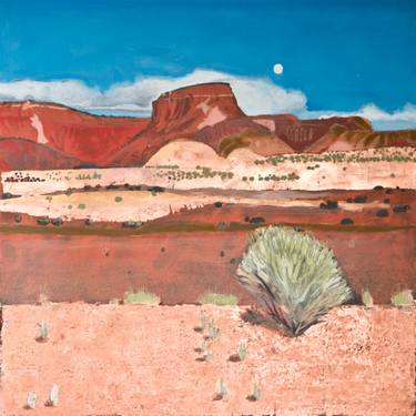 Mesa with Moon, New Mexico (as seen in TOAF London July 5-7) thumb