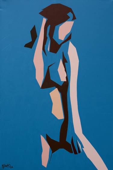 Original Abstract Nude Paintings by Mark Reeves