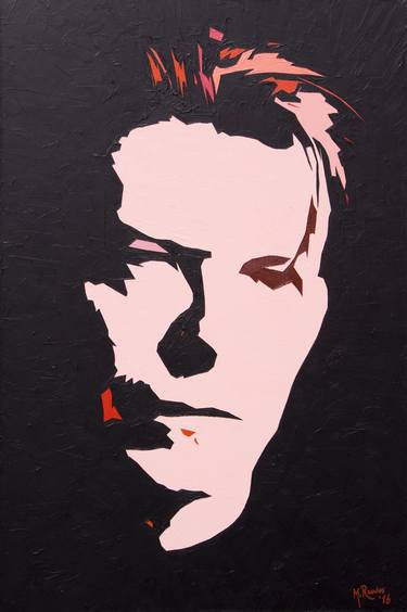 Portrait of David Bowie thumb