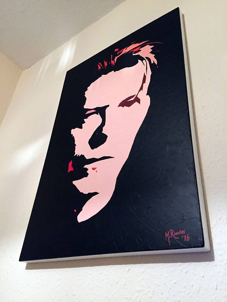 Original Figurative Pop Culture/Celebrity Painting by Mark Reeves