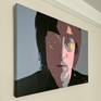 Viewed mounted on the wall from the left hand side