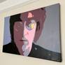 Viewed mounted on the wall from the right hand side