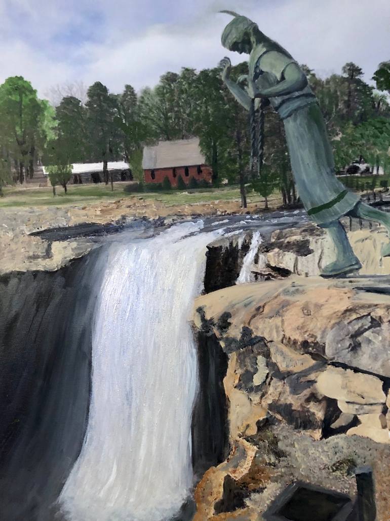 Noccalula Falls Painting by Sherri McKendree Saatchi Art