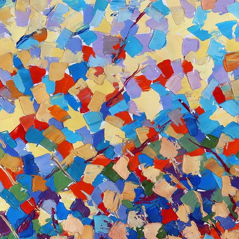 Original Abstract Expressionism Landscape Painting by Alexander Fuzaylov