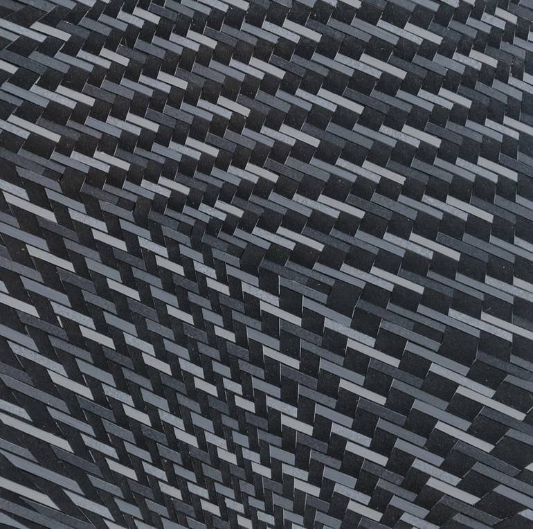 Original Abstract Geometric Painting by Lizzie Wells