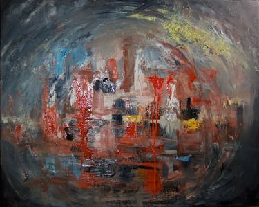 Original Abstract Expressionism Abstract Paintings by Russell Bignold