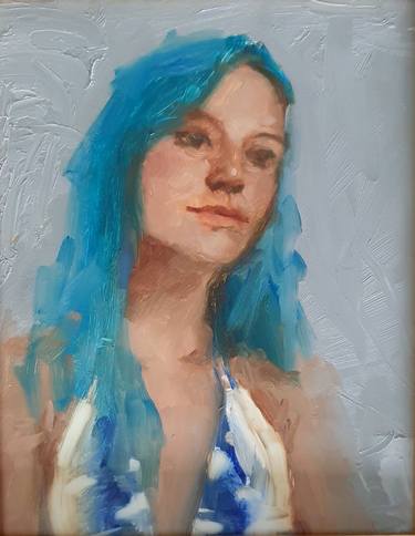 Original Figurative Portrait Paintings by Russell Bignold