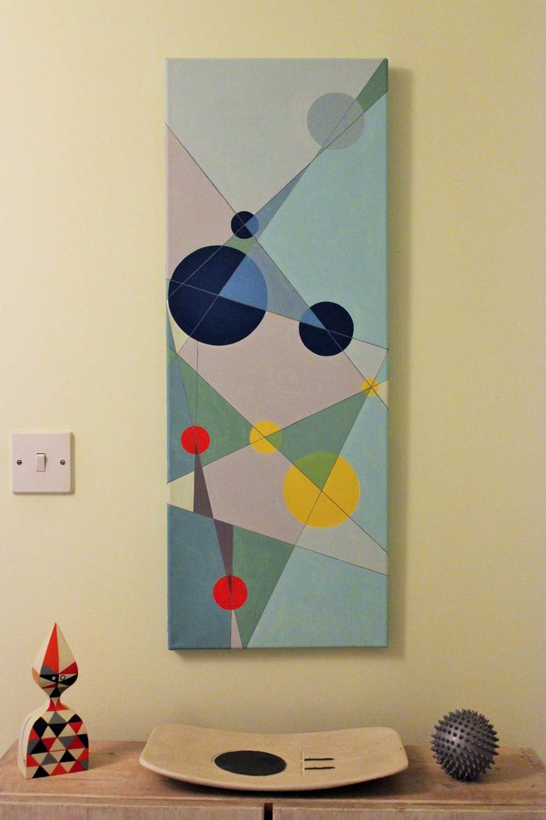 Original Abstract Outer Space Painting by Jane Pearrett