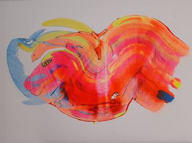 Original Abstract Expressionism Abstract Painting by María Eugenia Piacentini Veron