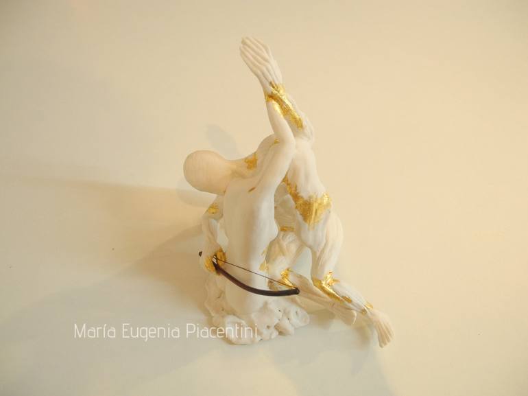 Original Abstract Expressionism Body Sculpture by María Eugenia Piacentini Veron