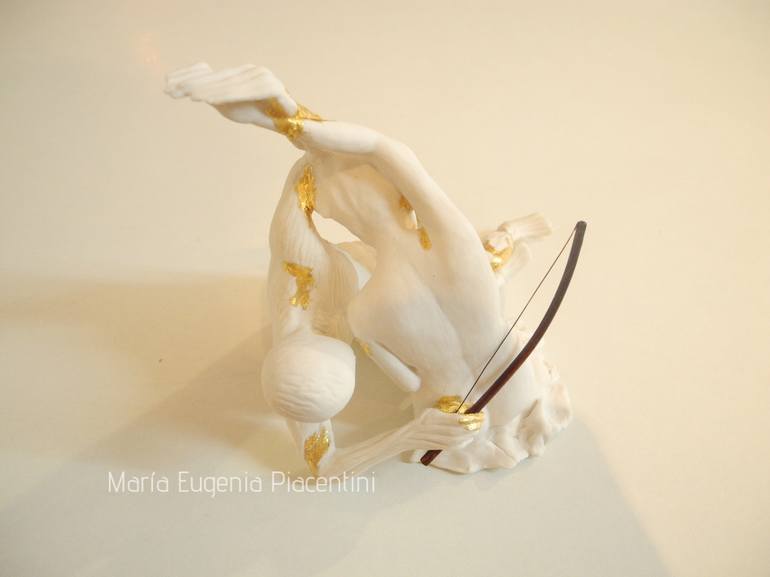 Original Abstract Expressionism Body Sculpture by María Eugenia Piacentini Veron