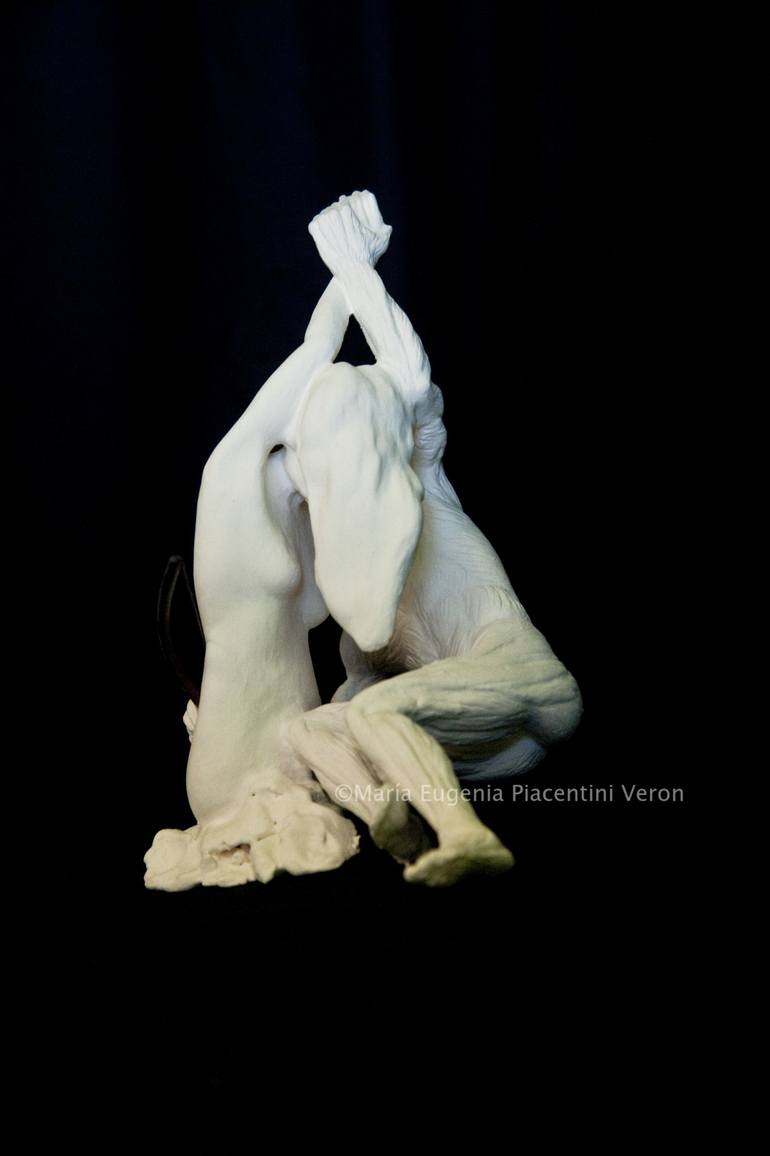 Original Abstract Expressionism Body Sculpture by María Eugenia Piacentini Veron