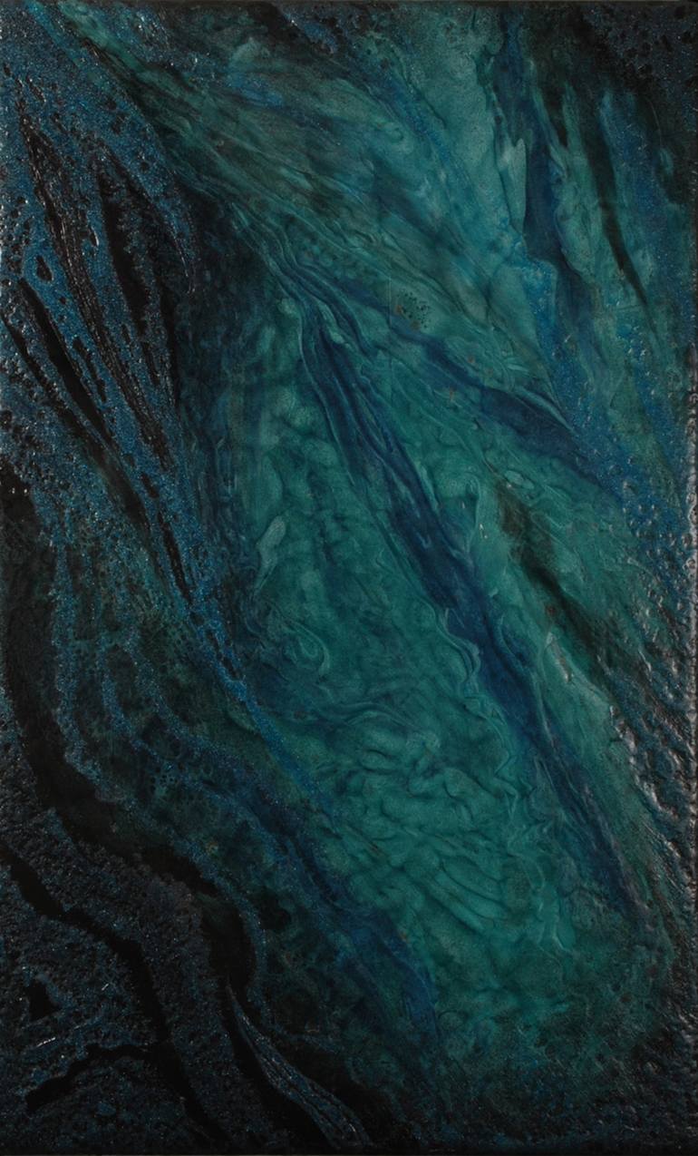 Blue Fathom Painting by Harvey Clark | Saatchi Art